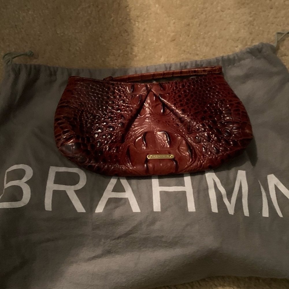 Brahmin Pecan Wristlet